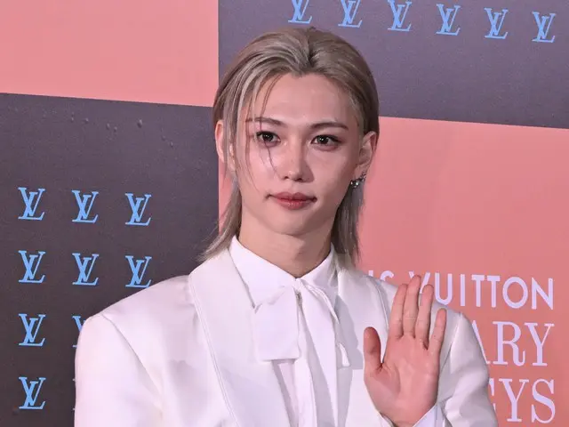 【照片】Stray Kids成員Felix和申敏兒出席Louis Vuitton活動