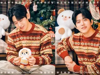 DAY6成員元弼和度雲公開了他們聖誕歌曲《Lovin' the Christmas》的個人預告照…畫面溫馨動人。