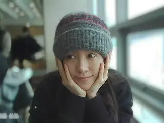 女演員韓智敏帶著她可愛的侄子們去滑雪度假……她最大的侄子已經180厘米高了。