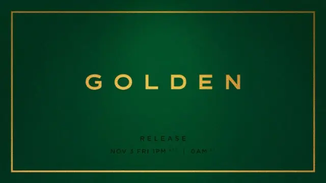 「BTS」JUNG KOOK、11月3日にソロアルバム「GOLDEN」発売…11曲収録