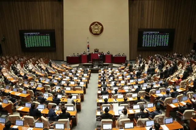「露朝間の武器取引を中断せよ」…韓国国会が「決議案」を採択