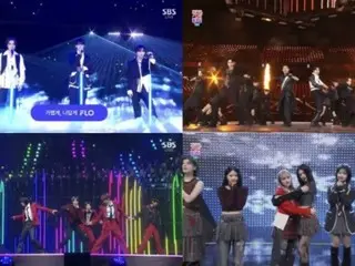[SBS 歌謠大俊] 由 K-POP 藝術家裝飾的華麗聖誕舞台