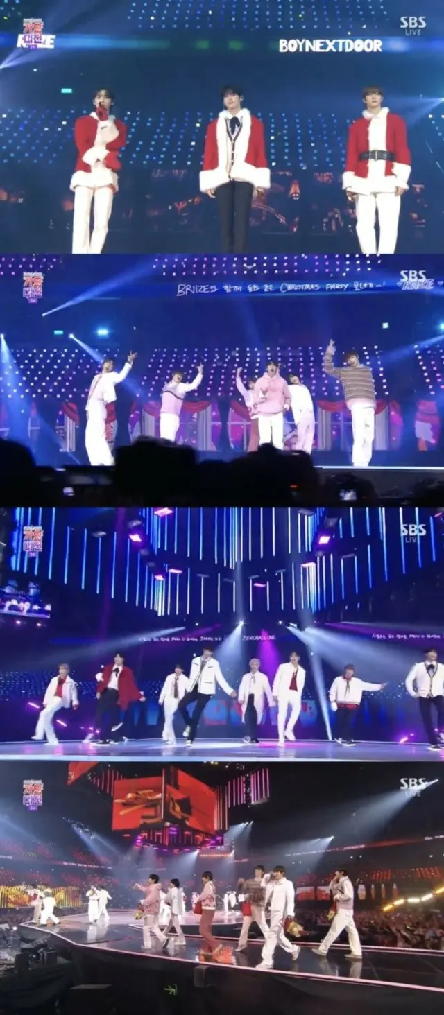 【SBS歌謡大祭典】”第5世代ボーイズグループ”「BOYNEXTDOOR」＆「ZEROBASEONE」＆「RIIZE」＆「＆TEAM」が「Miracle」コラボレーション