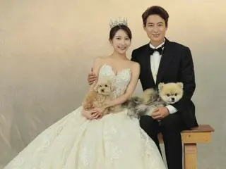 歌手李志勳和綾音公開婚紗照“我們看起來很幸福”