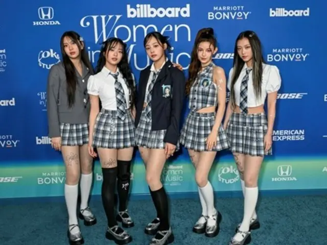 「NewJeans」、米「Billboard Women in Music Awards」で「今年のグループ賞」受賞「前進し続ける」