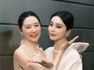 「華麗二拍」李有愛x范冰冰，代表韓國和中國的女神的相遇…優雅的美讓人移不開眼