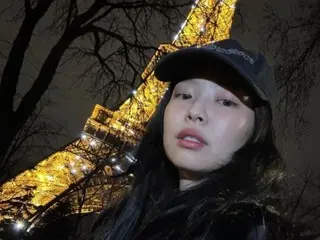 「BLACKPINK」JENNIE，瀟灑時髦氣場盡顯…閃耀巴黎的美麗