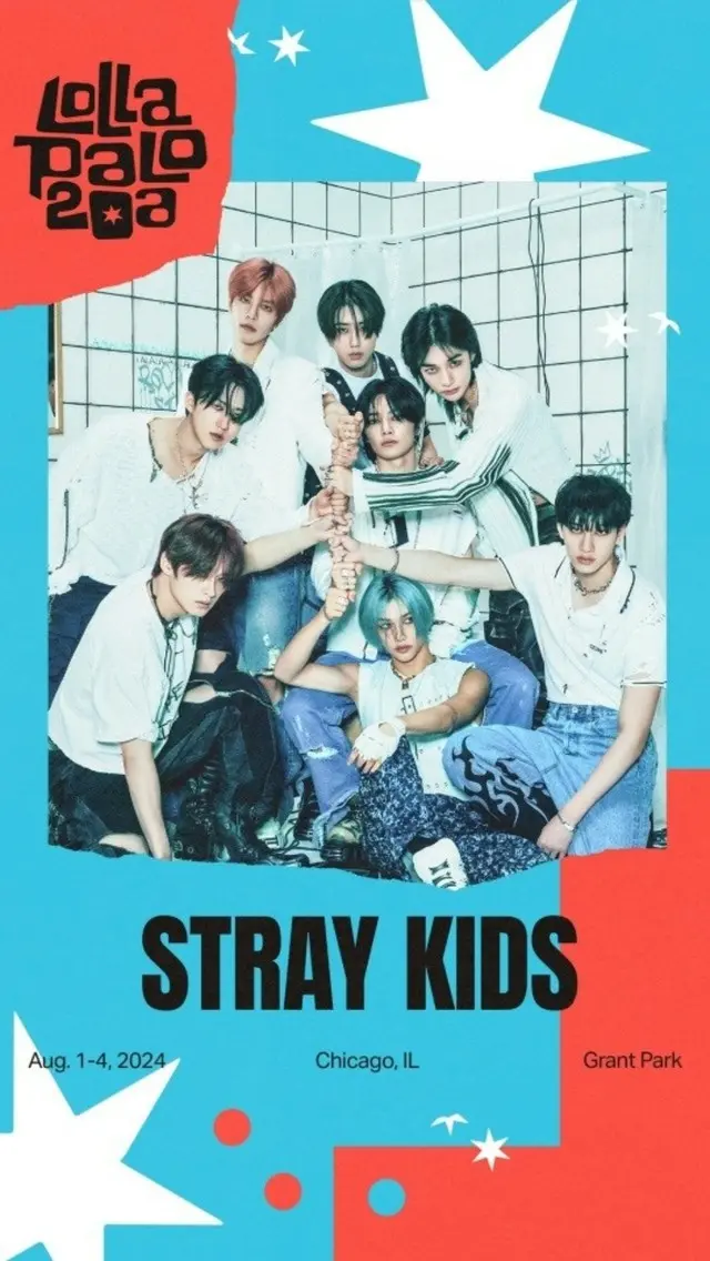 「Stray Kids」、米大手ミュージックフェスティバル「ローラファルージャ・シカゴ」ヘッドライナー出撃