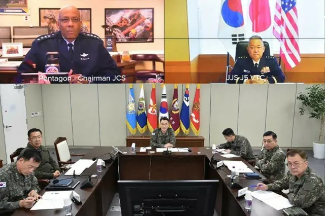 日米韓の軍首脳部が「オンライン会議」…「北朝鮮の挑発状況」などを協議