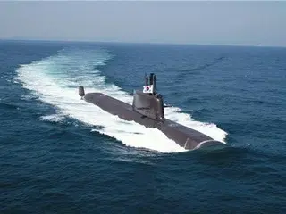 韓國自主研發的第三艘3000噸級潛艦交給海軍。