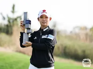 <女子高爾夫> 20歲二年級職業球員黃裕民贏得KLPGA首輪“天助我”
