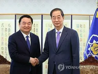 韓國總理向中國遼寧省省長提出非法捕魚問題