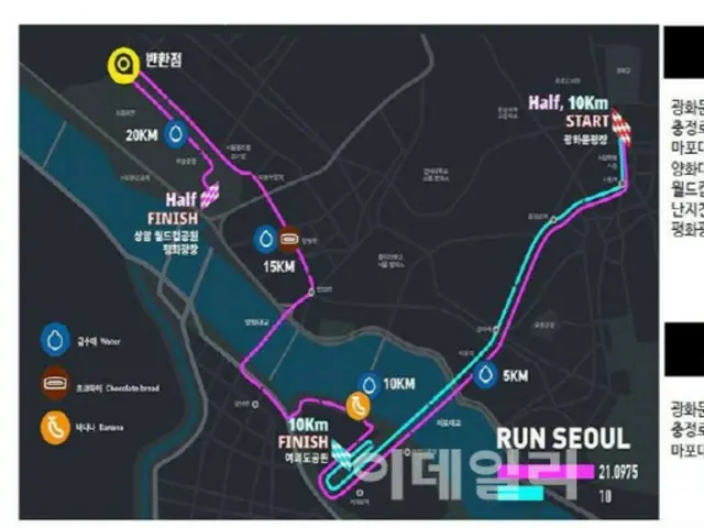 首爾半程馬拉松今日舉行，首爾部分路段實施交通限制=韓國報道