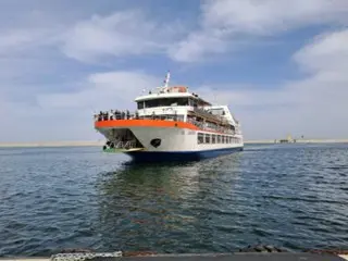 遊船上一名乘客落海身亡...救援人員受傷=韓國江原道江陵市