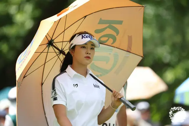 粘り強い追撃を見せたユン・イナ（写真：KLPGA）