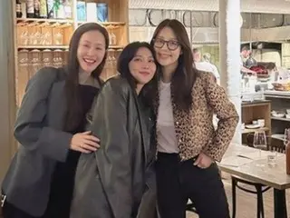 女演員韓智慧從育兒中休息...與她的“真正的朋友”演員吳玉娜和嚴智媛一起享受倫敦之旅