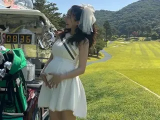 李志勳的妻子綾音舉辦了一場別樣的「嬰兒送禮會」…高爾夫球場上的華麗