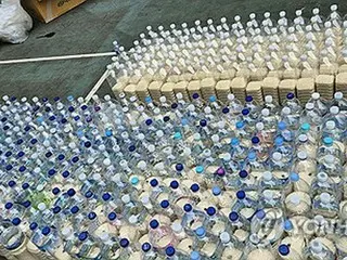 韓國脫北者團體向北韓釋放裝滿米的塑膠瓶