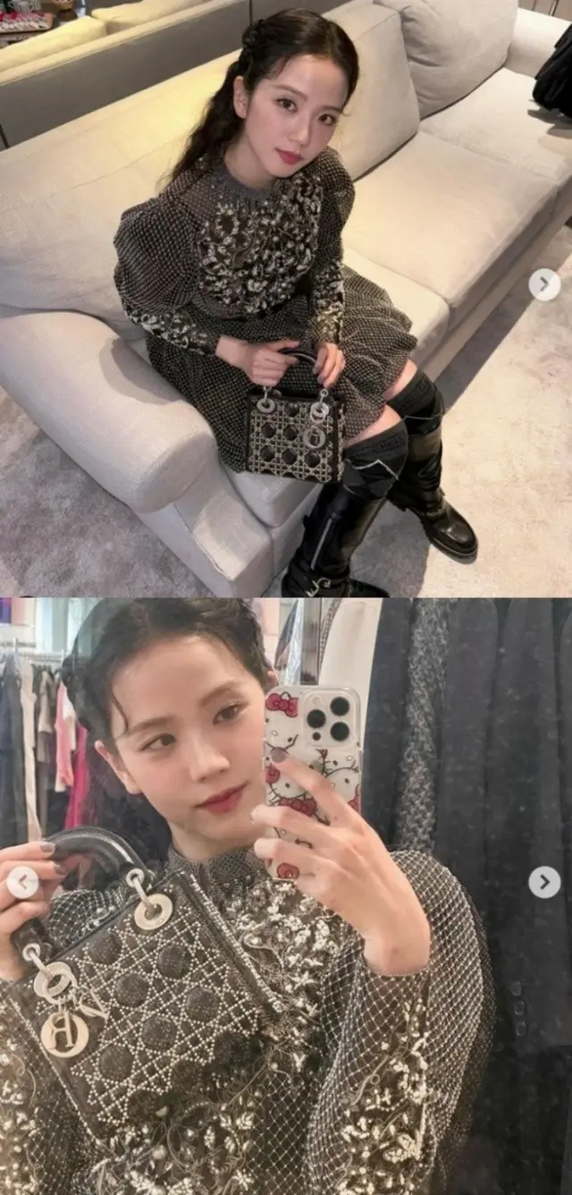 「BLACKPINK」JISOO、DIORショーのお姫様…ハイブランドより華やかな美貌