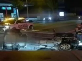 醉酒司機的保時捷與輕型車相撞...19歲輕型車司機死亡=韓國全州