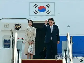 尹總統離開出席北約峰會=連續第三年