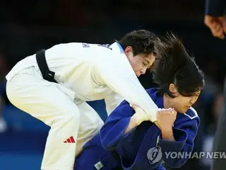 韓國女子柔道選手許海智在巴黎奧運獲得銀牌