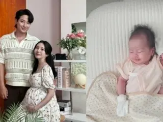 李智勳公開了女兒的照片，長得很像她的父親......妻子綾音也微笑著