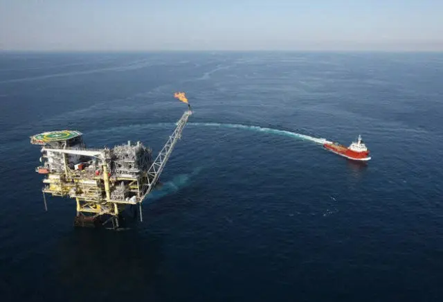 韓国石油公社による日本海大陸棚探査の様子（写真＝韓国石油公社）