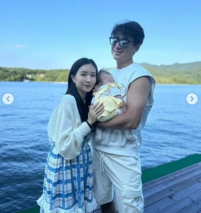 イ・ジフン&アヤネさん夫婦、娘と初めての旅行