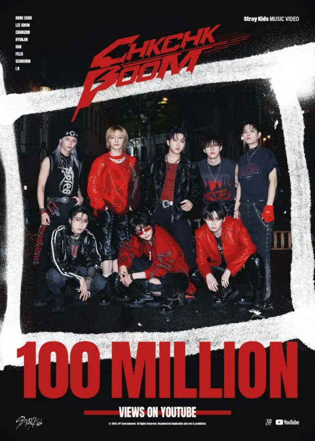 「Stray Kids」、ヒュー・ジャックマン出演の「Chk Chk Boom」MVが1億ビュー…通算15本目