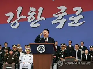 尹總統在武裝部隊日儀式上警告朝鮮，使用核武將導致政權的終結