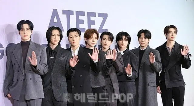 11thミニアルバム「GOLDEN HOUR : Part.2」発売記念記者懇談会を開催した「ATEEZ」