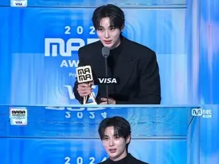 [2024 MAMA] 演員卞佑錫憑藉《背著成濟奔跑》中的柳成濟一角獲獎…“我們憑藉《ECLIPSE》獲獎”