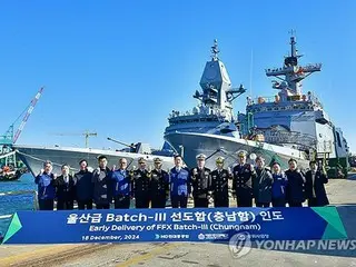 韓國海軍首艘3600噸級驅逐艦移交給軍方=六個月後投入作戰部署