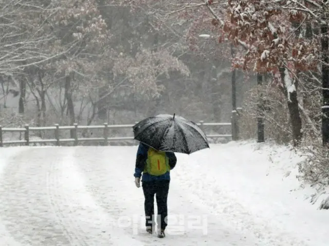 韓国首都圏などの大雪警報解除…「警戒→関心」に引き下げ