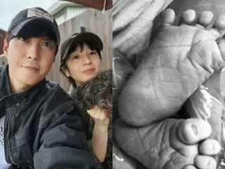 沈亨卓和沙耶夫婦的第一個孩子，男孩出生了！我抱著第二代，說：「謝謝你的誕生。」他的名字叫 Haru。