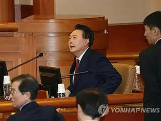 尹總統在彈劾審判辯論中的首次聲明：“我的生活是基於自由民主的信念。”