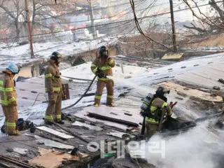 韓國華城市化妝品工廠火災歷時13小時被撲滅