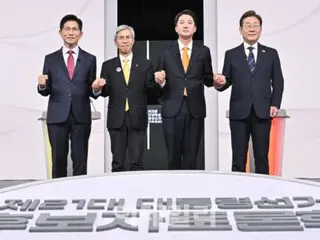 四位總統候選人舉行首次電視辯論－韓國媒體