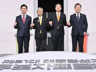 韓國總統大選：首次電視辯論，執政黨候選人與主要反對黨候選人互相指責