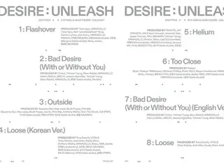 ENHYPEN 發行第六張迷你專輯《DESIRE : UNLEASH》的曲目列表...描繪慾望