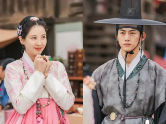 2PM 成員 Tacyeon 和少女時代成員 Seohyun 在《我搶走了主角的初體驗》中身著華麗韓服