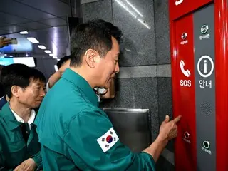 首爾市長吳世勳視察地鐵站，「我們將防止5號線再次發生類似事故」（韓國）