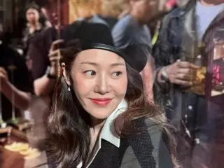 女演員高賢貞戴著貝雷帽看起來很可愛...獨特的優雅
