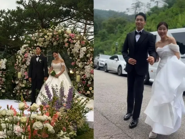 パク・ハナ＆キム・テスルの結婚式が公開された。