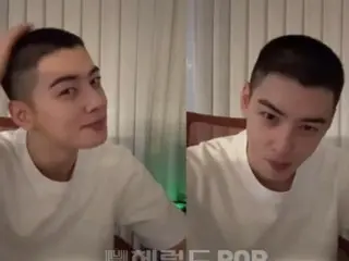 ASTRO 車銀優剃光頭也很帥氣...“這是我從小到大最短的頭髮，不好意思”