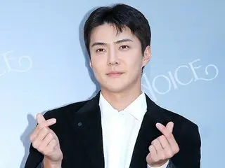 【圖】“EXO”世勳出席時尚品牌POP店開業活動...雙指心形問候