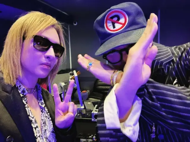 YOSHIKI與「BIGBANG」G-DRAGON發布了二人照…畢竟兩人是一起錄音的！