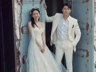玄彬與孫藝珍公開結婚照，紀念結婚兩週年…炫目的視覺效果
