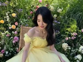 演員林智妍打扮成迪士尼公主